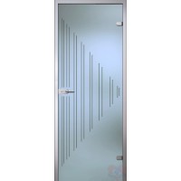 Дверь стеклянная межкомнатная Ребекка