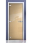 Стеклянная дверь фотопечать RAL 1015 матовое бесцветное