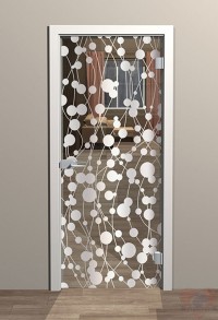 Дверь стеклянная межкомнатная Флос - Стекло прозрачное
