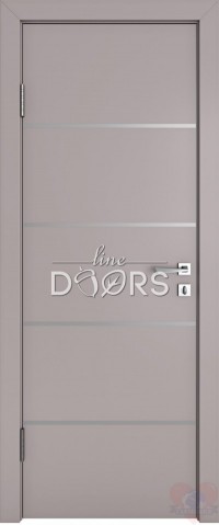 Дверь межкомнатная пвх ДГ-505 Серый глянец