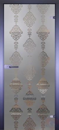 Дверь стеклянная межкомнатная Mirra - Узор