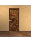 Стеклянная межкомнатная дверь Винея-02 - Стекло бронза прозрачное