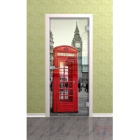 Дверь стеклянная межкомнатная Лондон - Стекло прозрачное