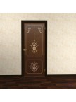 Дверь стеклянная межкомнатная Фаон - Стекло бронза матовое
