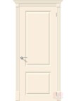 Дверь эмалированная Скинни-12 крем, в комплекте с капителью