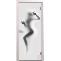 Дверь стеклянная межкомнатная Силуэт - Стекло матовое