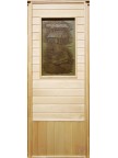Деревянная дверь для сауны - Изба