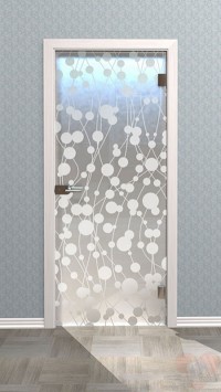 Дверь стеклянная межкомнатная Флос-02 - Стекло матовое