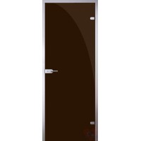 Дверь стеклянная межкомнатная триплекс Коричневый