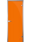 Стеклянная дверь триплекс Оранжевый