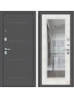 Входная дверь с зеркалом Porta S 104.П61 - панель Bianco Veralinga