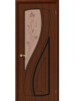 Дверь шпон Лагуна ДО, цвет Ф-17 (Шоколад)