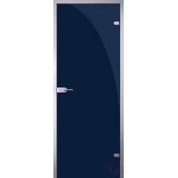 Дверь стеклянная межкомнатная триплекс Синий