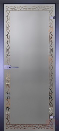 Дверь стеклянная межкомнатная Mirra - Орнамент