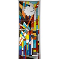 Дверь стеклянная Stained Glass-05 матовое бесцветное