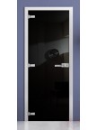Стеклянная дверь фотопечать RAL 9005 матовое бесцветное