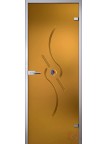 Стеклянная дверь Флорид 13 Милена - Сатинато бронза