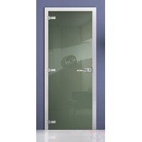 Дверь стеклянная фотопечать RAL 6021 матовое бесцветное