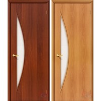 Дверь ламинированная 4С5 - остекленная