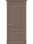 Дверь эмалированная Скинни-14 мокко, в комплекте с капителью