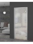 Стеклянная межкомнатная дверь Лофт - Сатинато Бел