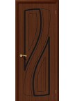 Дверь шпон Лагуна ДГ, цвет Ф-17 (Шоколад)