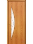 Дверь ламинированная 4С5Ф - миланский орех