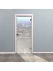 Дверь стеклянная межкомнатная Делео - Стекло матовое